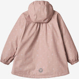 Wheat Outerwear Thermo Rain Jacket Rika Rainwear 2401 powder rose flowers