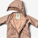 Wheat Outerwear Thermo Rainsuit Aiko | Baby Rainwear 1349 lavender rose