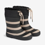 Wheat Footwear Thermo Rubber Boot Print Rubber Boots 0040 black stripe