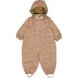 Wheat Outerwear Outdoor suit Olly Tech Technical suit 9043 barely beige flowers