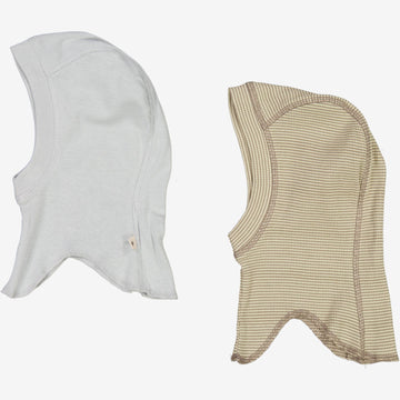 Wheat Main  2 Balaclava Amel | Baby Acc 1097 warm stone stripe