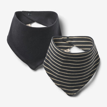 Wheat Main 2 Bib Eden | Baby Acc 1433 navy stripe
