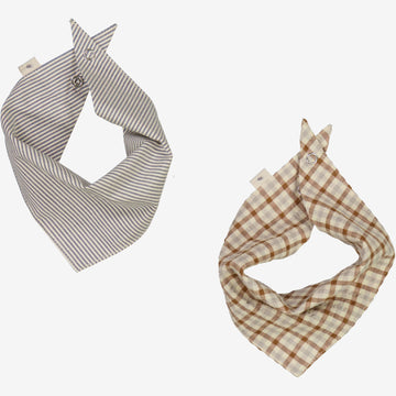 Wheat Main  2 Bib Eden | Baby Acc 1045 classic blue stripe