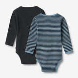 Wheat Main 2 Body L/S Berti Underwear/Bodies 9548 bright blue stripe