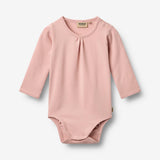 Wheat Main 2 Body L/S Liv Underwear/Bodies 9536 rose powder flowers
