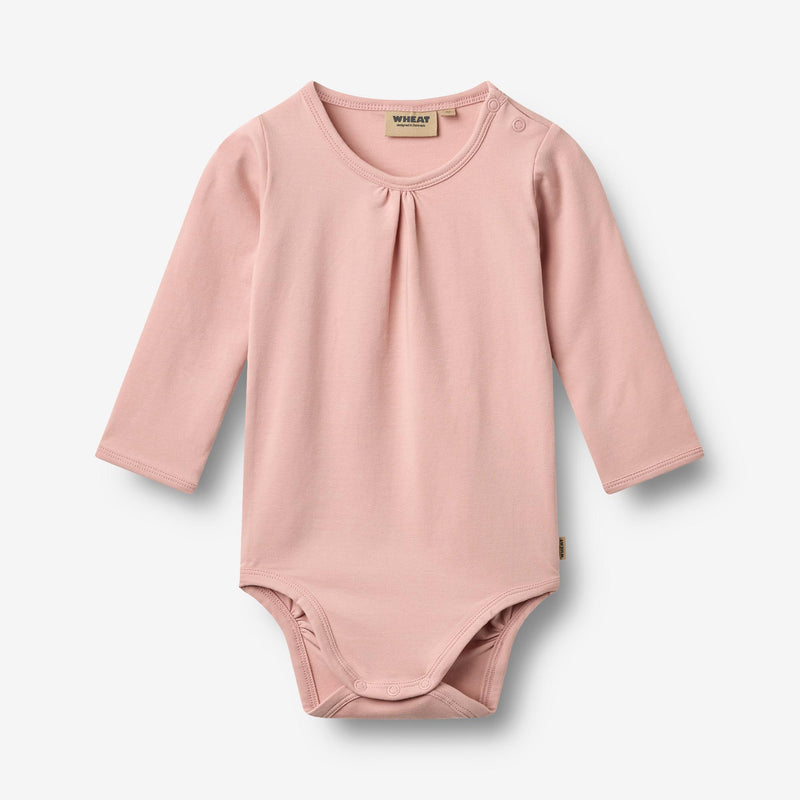 Wheat Main 2 Body L/S Liv Underwear/Bodies 9536 rose powder flowers