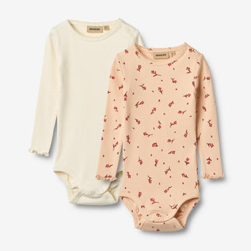 Wheat Main 2 Body L/S Regitze Body 9439 rose water flowers