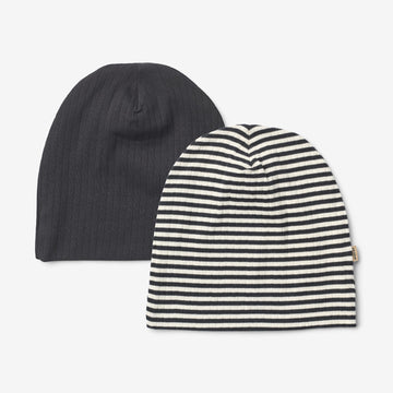 Wheat Main 2 Hat Soft Aidan Accessory 9432 navy rib stripe