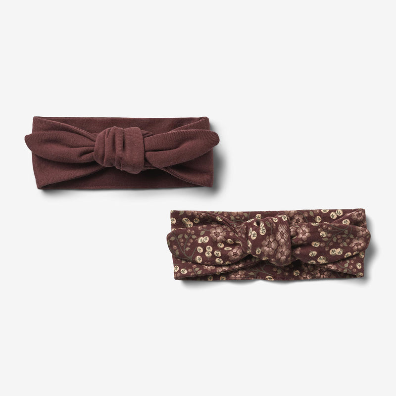 Wheat Main 2 Headband Olivia | Baby Acc 2117 aubergine berries