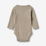 Wheat Main 2 Rib Body L/S Spencer Body 0072 gravel melange