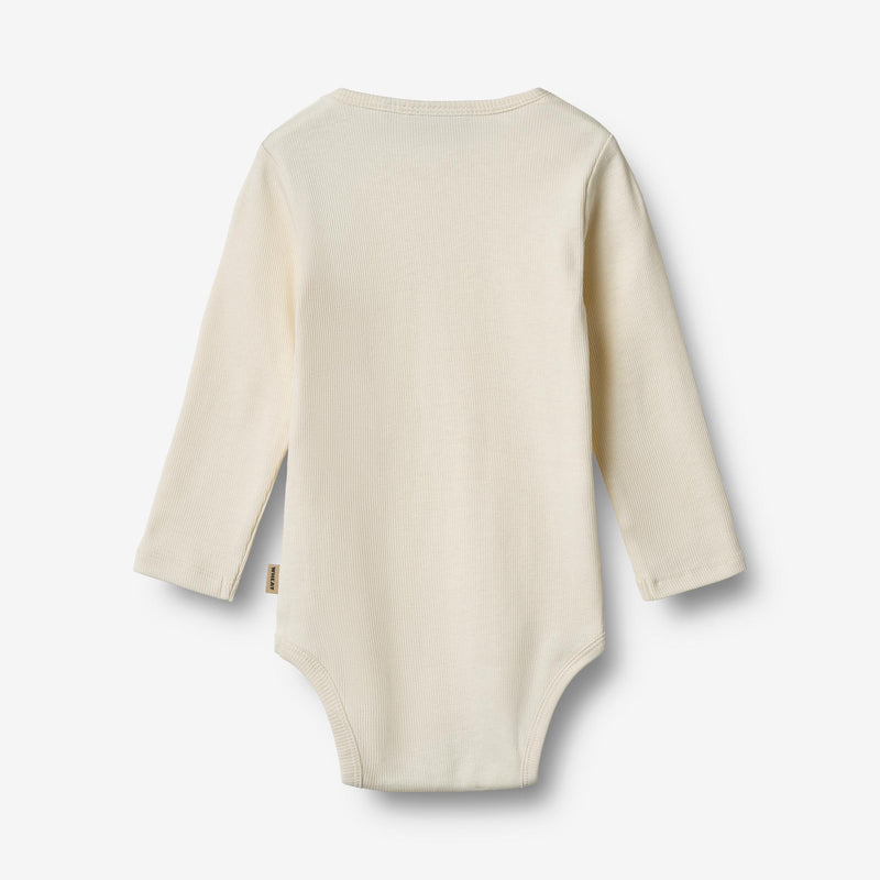 Wheat Main 2 Rib Body L/S Spencer Body 0072 gravel melange