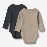 Wheat Main 2 Rib Body L/S Spencer Body 1432 navy