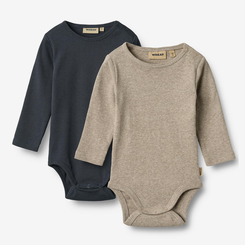 Wheat Main 2 Rib Body L/S Spencer Body 1432 navy