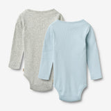 Wheat Main 2 Rib Body L/S Spencer Body 2703 summer sky