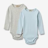 Wheat Main 2 Rib Body L/S Spencer Body 2703 summer sky