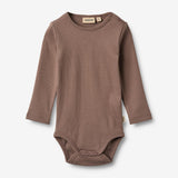 Wheat Main 2 Rib Body L/S Spencer Body 9582 soft rain brown
