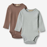 Wheat Main 2 Rib Body L/S Spencer Body 9582 soft rain brown