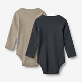 Wheat Main 2 Rib Body L/S Spencer Body 1432 navy