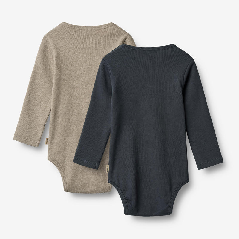 Wheat Main 2 Rib Body L/S Spencer Body 1432 navy