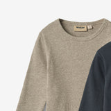 Wheat Main 2 Rib Body L/S Spencer Body 1432 navy