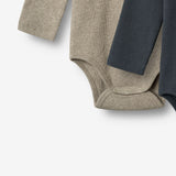 Wheat Main 2 Rib Body L/S Spencer Body 1432 navy