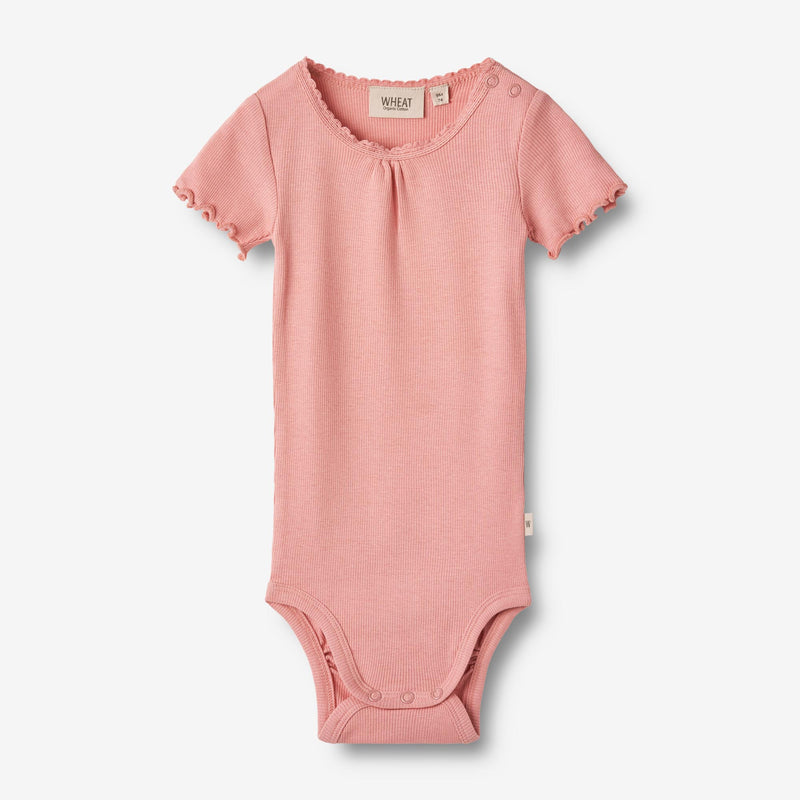 Wheat Main 2 Rib Body S/S Edna Underwear/Bodies 2510 rosette ballet