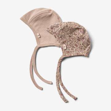 Wheat Main 2 Rib Cap Hassel | Baby Acc 0098 grey rose flowers