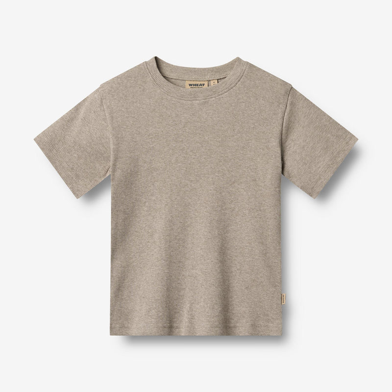 Wheat Main 2 Rib T-shirt S/S Fabian T-Shirt 1432 navy