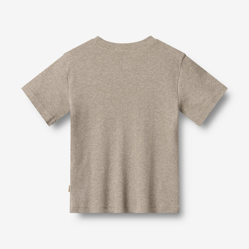 Wheat Main 2 Rib T-shirt S/S Fabian T-Shirt 1432 navy