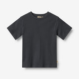 Wheat Main 2 Rib T-shirt S/S Fabian T-Shirt 1432 navy