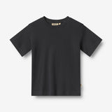 Wheat Main 2 Rib T-shirt S/S Fabian T-Shirt 9432 navy rib stripe