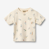 Wheat Main 2 Rib T-shirt S/S Fabian T-Shirt 9669 whale friends