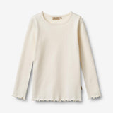 Wheat Main 2 Rib T-shirts L/S Ida T-Shirt 2487 rose powder