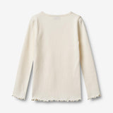 Wheat Main 2 Rib T-shirts L/S Ida T-Shirt 2487 rose powder