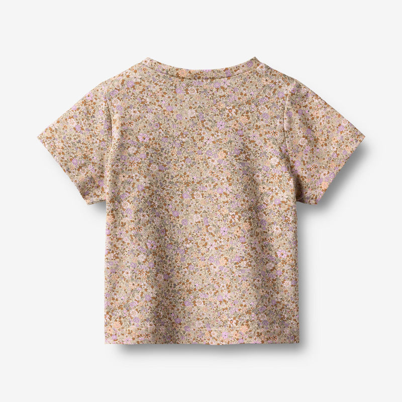 Wheat Main 2 T-Shirt S/S Manna Jersey Tops and T-Shirts 9409 lilac flower meadow
