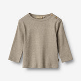 Wheat Main 2 T-shirt L/S Milo T-Shirt 1432 navy