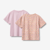 Wheat Main 2 T-shirt S/S Ella T-Shirt 9876 magenta heart flowers
