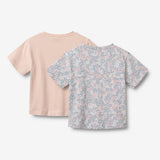 Wheat Main 2 T-shirt S/S Ella T-Shirt 2528 powder blue flowers