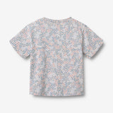 Wheat Main 2 T-shirt S/S Ella T-Shirt 2528 powder blue flowers