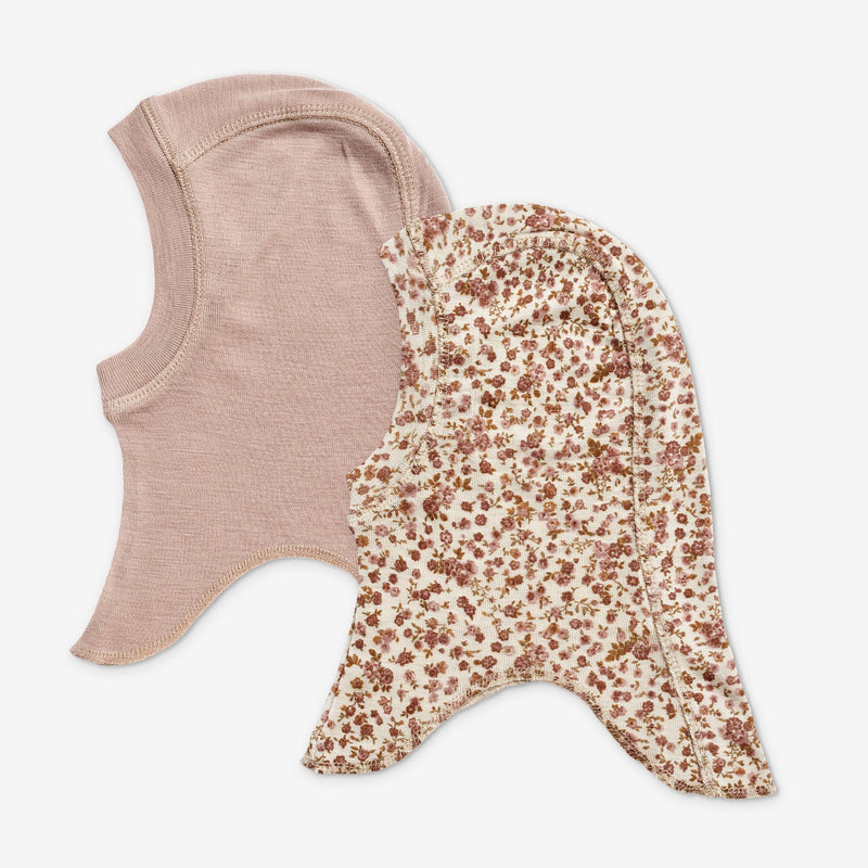 Wheat Wool 2 Wool Balaclava Felix Acc 2475 rose flowers