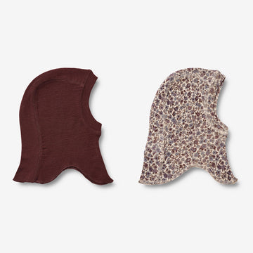 Wheat Wool 2 Wool Balaclava Felix | Baby Acc 1495 purple