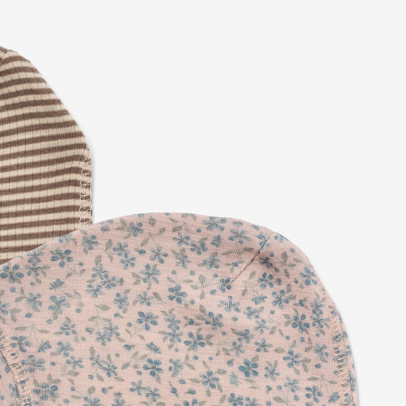 Wheat Wool 2 Wool Balaclava Kim Accessory 1481 blue flowers