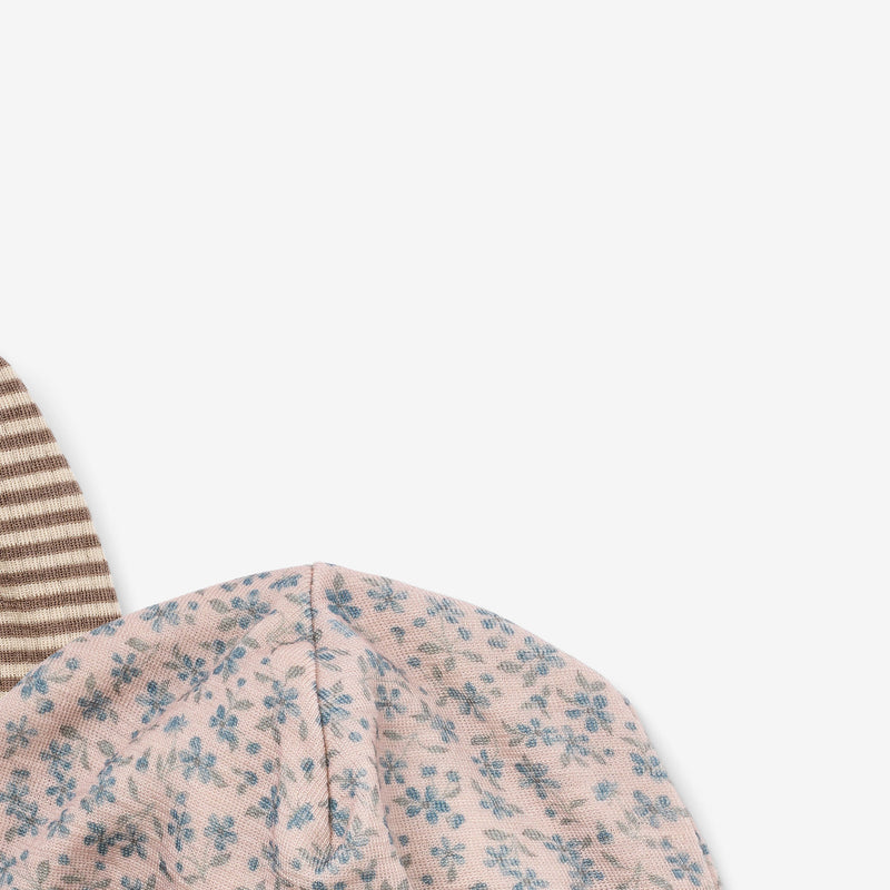 Wheat Wool 2 Wool Hat Emo Accessory 1481 blue flowers