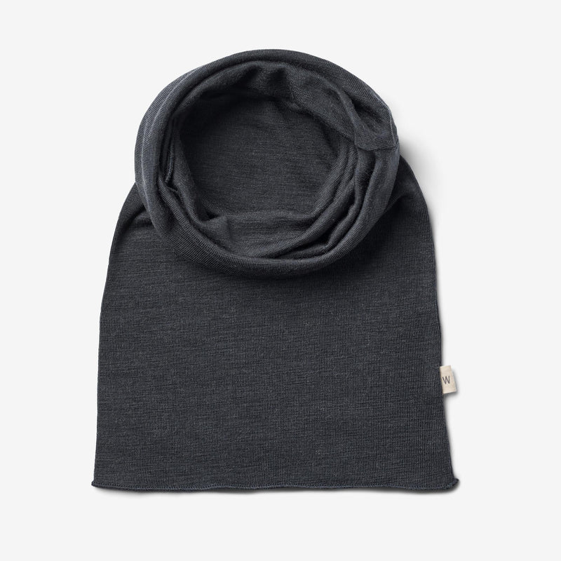 Wheat Wool 2 Wool Neckwarmer Arta Acc 1432 navy