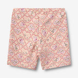 Wheat Main 2 bike shorts Anne Shorts 9876 magenta heart flowers