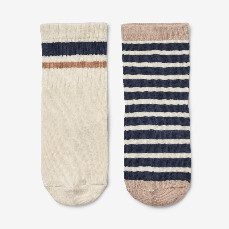 Wheat Main 2 pk Jamie socks Socks/Tights 1043 blue