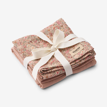 Wheat Main 2 pk Muslin Kaya Accessory 2032 rose dust