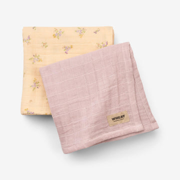 Wheat Main 2 pk Muslin Kaya Accessory 9631 barely apricot