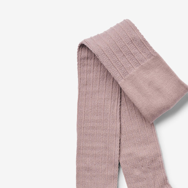 Wheat Main 2 pk Wool Lace Tights Karla Socks/Tights 1135 dry rose