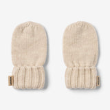Wheat Outerwear Baby Mittens Lilloa Accessory 9562 offwhite melange